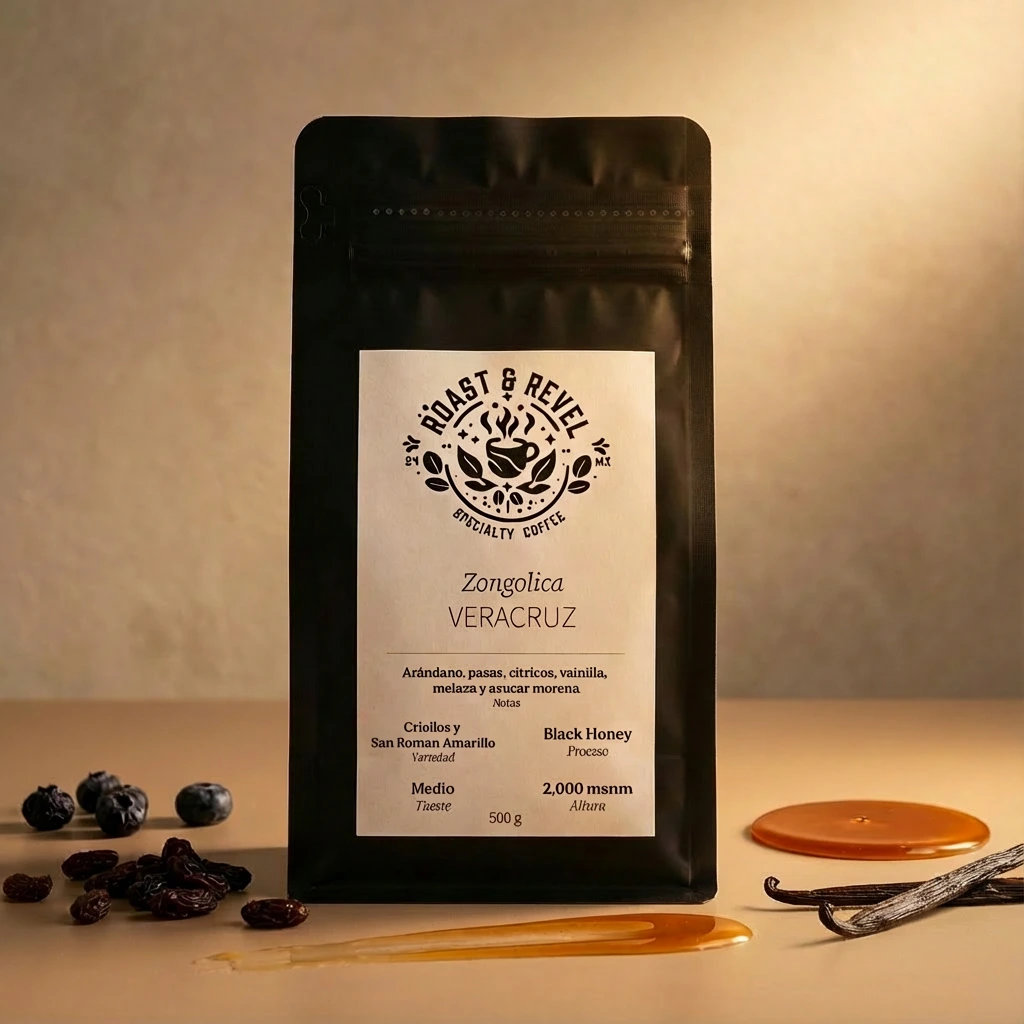R&R - Café de Zongolica, Veracruz (Black Honey) (Medio (Cafetera filtro), 200g)